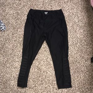 Black Capri leggings with cute cutouts